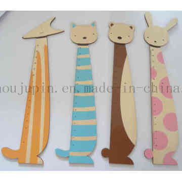 OEM Advertising Animal Children Kids Wooden Ruler for Promotion